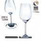 Preview: SILWY Magnet-Gläser "Wein" 2er-Set aus Kristallglas